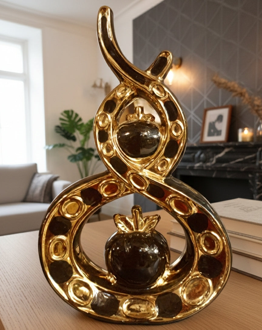 Gold & Black Infinity Elegance