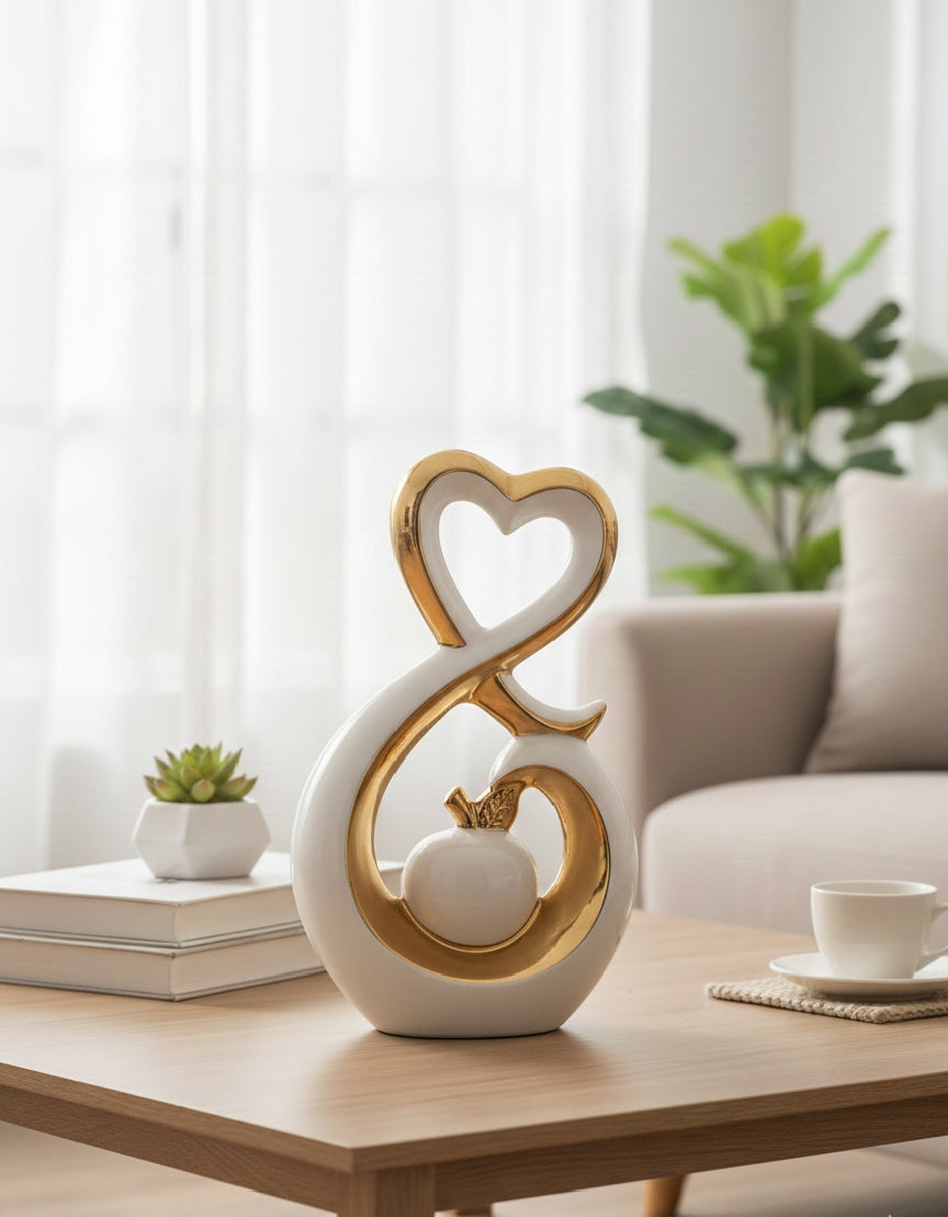 Luxe Bedside Heart Accent
