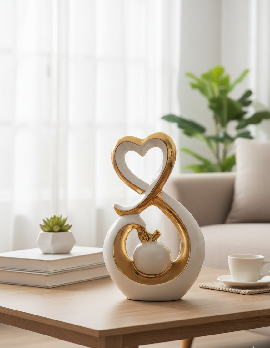 Luxe Bedside Heart Accent