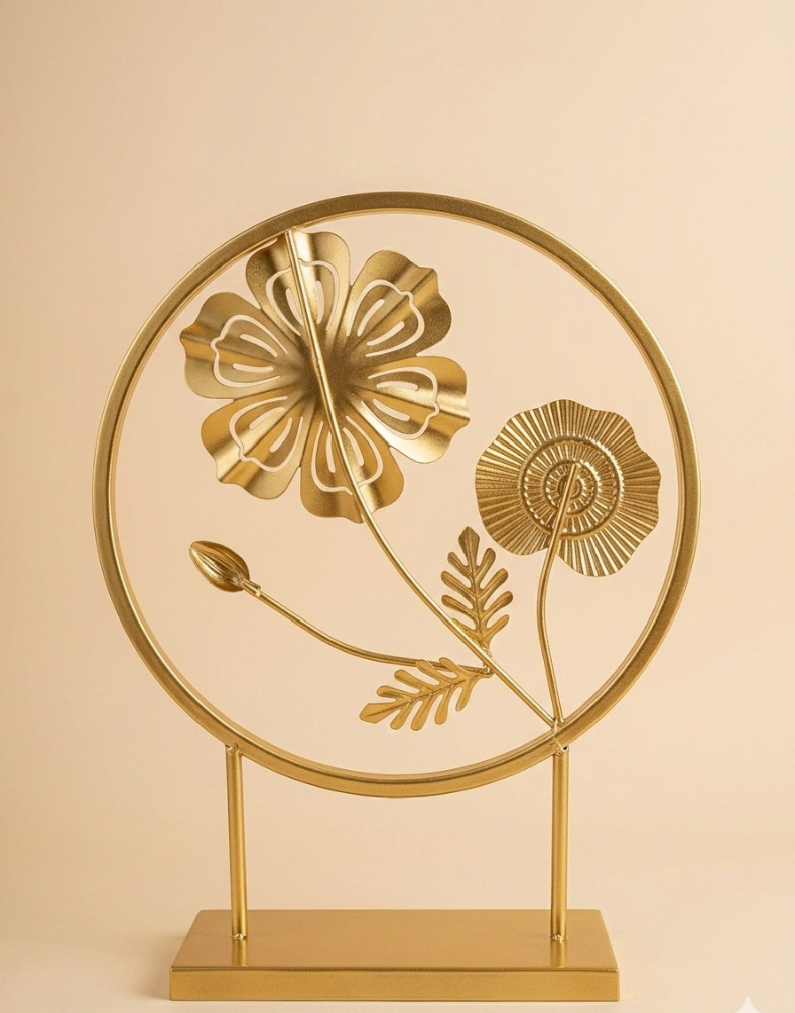 Royal Halo Metal Floral Art