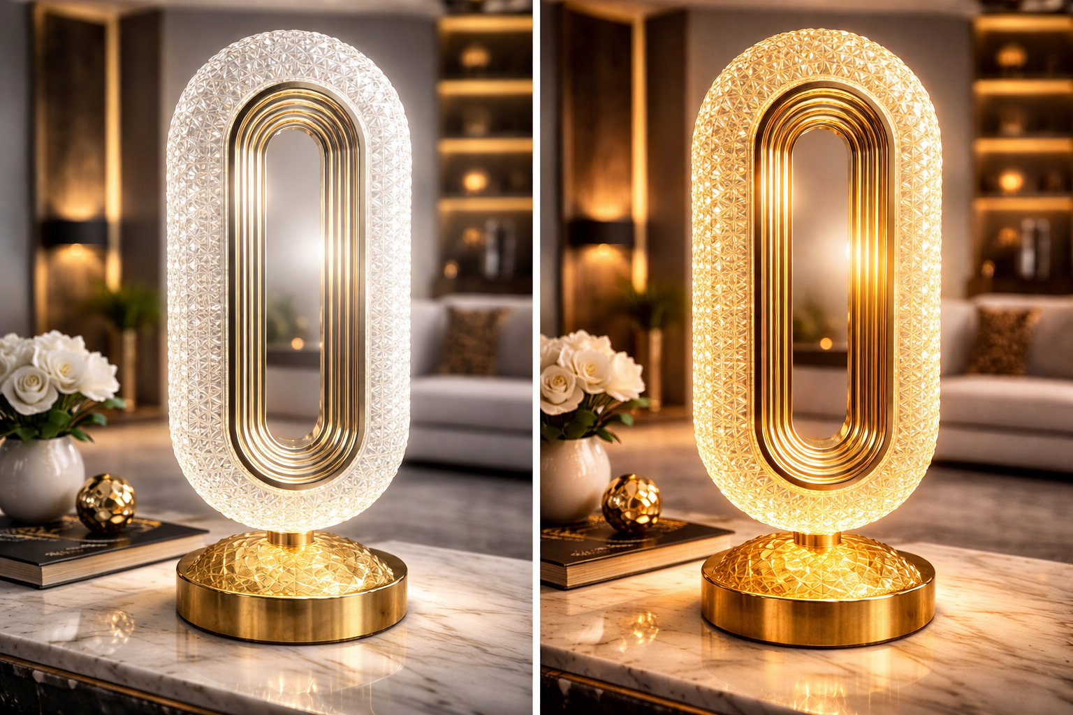 Royal Crystal Lamp 3 in 1 light