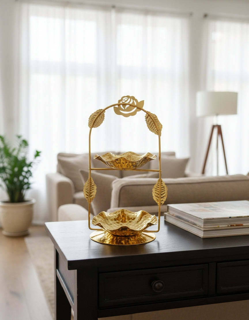 Two-Tier Floral Stand