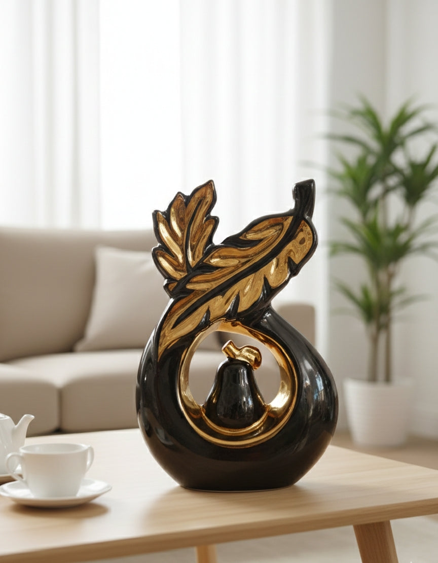 The Midnight Majesty Leaf Decor