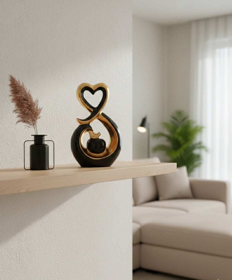 Midnight Gold Infinity Decor