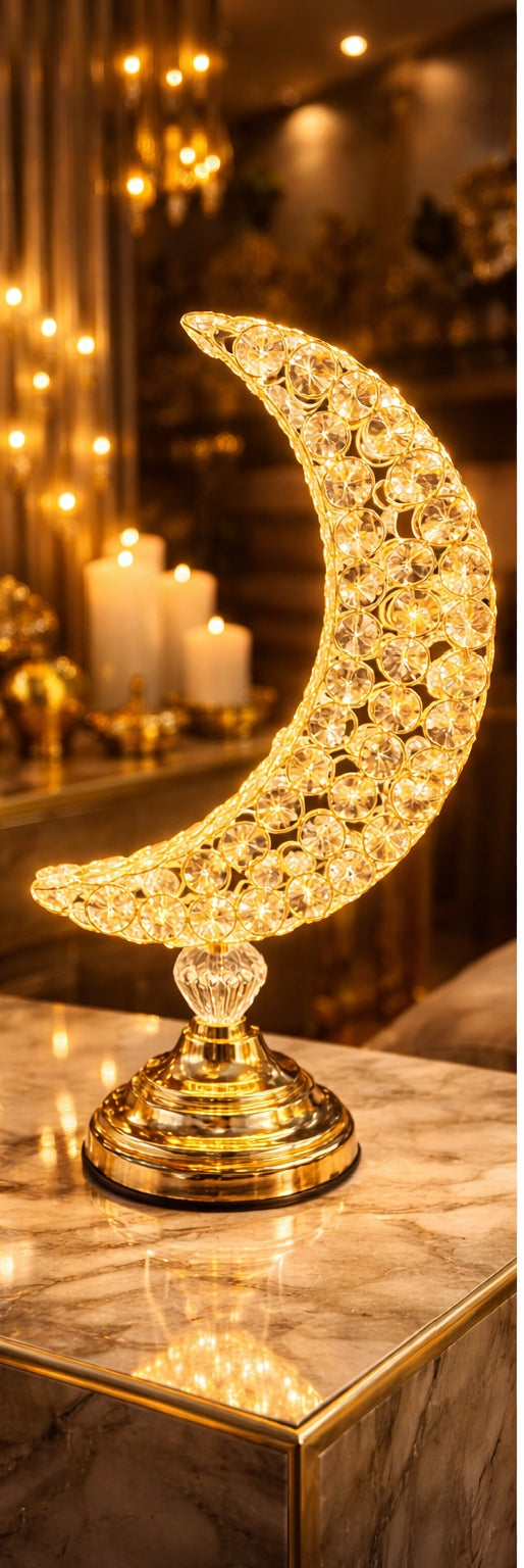 Royal Moon Crystal Lamp 3 in 1 light