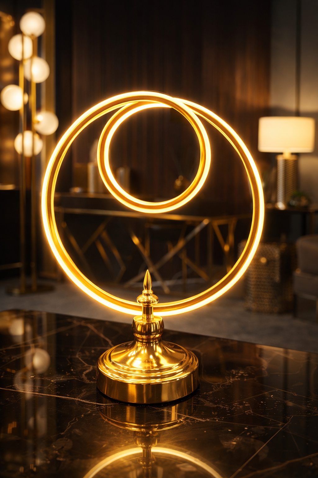 3-in-1 LED Ring Table Lamp